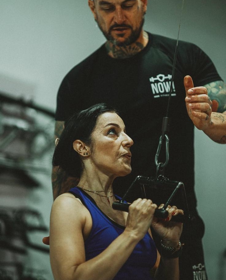 Treino acompanhado na NOW Fitness
